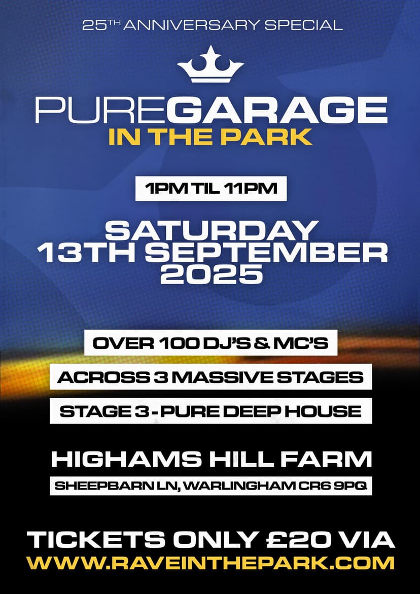 PURE GARAGE IN THE PARK
